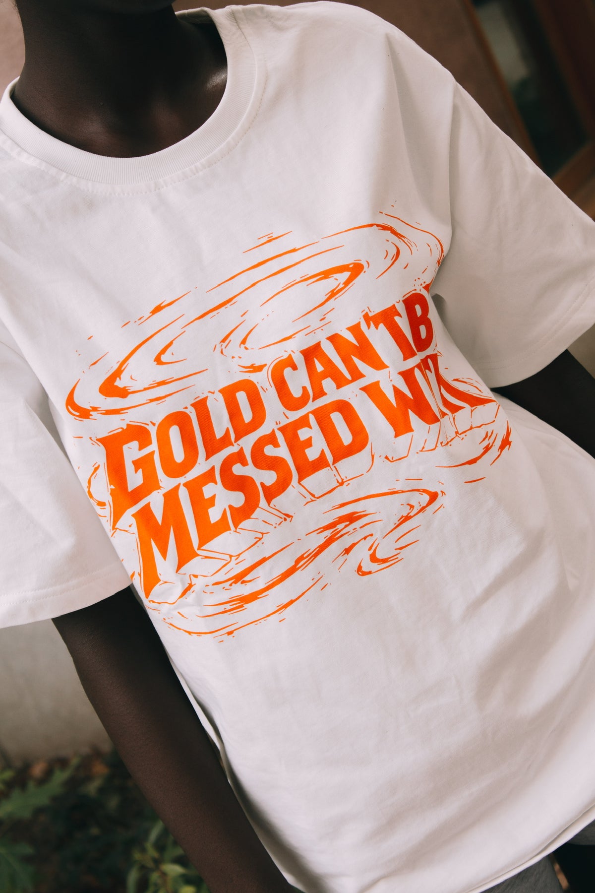 'GOLD CAN'T BE MESSED WITH' PORTAL T-SHIRT