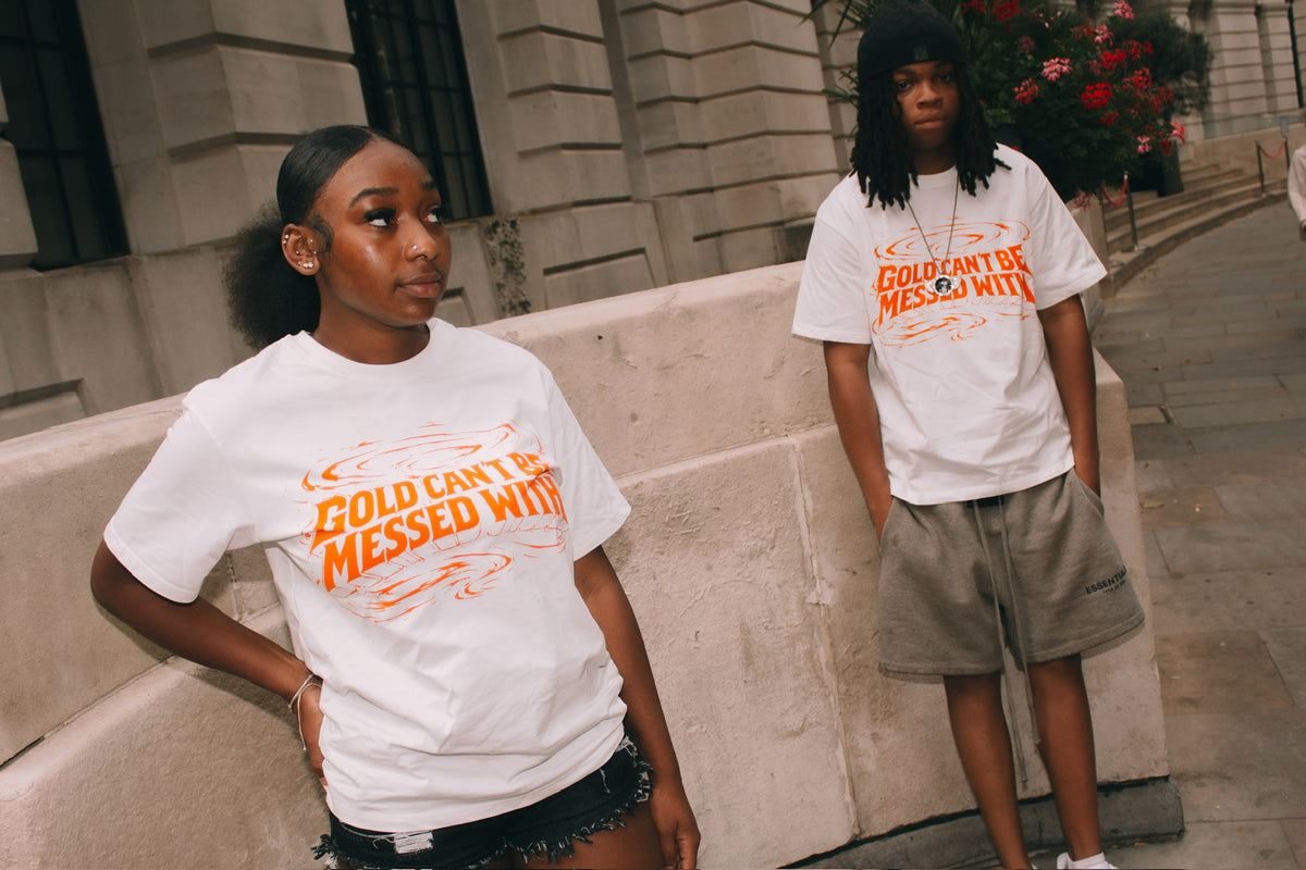 'GOLD CAN'T BE MESSED WITH' PORTAL T-SHIRT